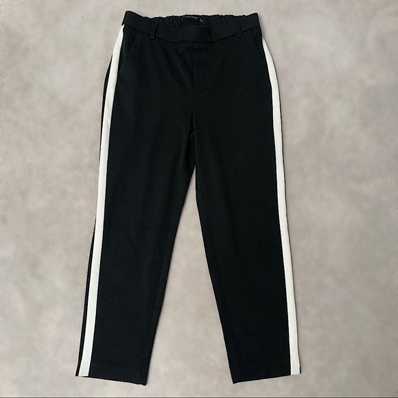 Zara Pants - ZARA Black and White Tuxedo Pants - Size XS